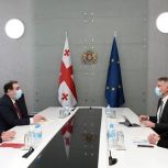 მიხეილ ჩხენკელმა მსოფლიო ბანკის რეგიონულ დირექტორთან სამუშაო შეხვედრა გამართა