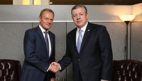 გიორგი კვირკაშვილი ევროპული საბჭოს პრეზიდენტს შეხვდა