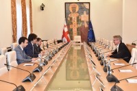 ირაკლი კობახიძე საქართველოში ევროკავშირის ელჩს შეხვდა