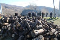 საზღვრისპირა სოფლები სათბობი შეშით მომარაგდა