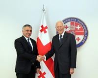 დავით რაქვიაშვილი სერ გარი ჯონსონს შეხვდა