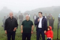 ზაზა გაბუნია ადიგენის და ბაღდათის მუნიციპალიტეტების ორგანიზებული სახალხო დღესასწაულს დაესწრო