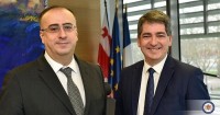 ევროპის საბჭოში საქართველოს მუდმივი წარმომადგენელი საფრანგეთის აღმოსავლეთ რეგიონის პრეზიდენტს შეხვდა
