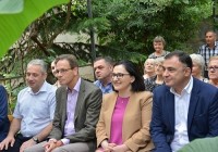 სოფო კილაძე და გოგი მეშველიანი, გერმანიის ელჩთან ერთად ბოლნისის რაიონს ეწვივნენ
