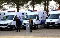 თეა წულუკიანმა ესკორტირებისა და სპეციალურ ღონისძიებათა მთავარ სამმართველოს ახალი ავტომანქანები გადასცა თეა წულუკიანმა ესკორტირებისა და სპეციალურ ღონისძიებათა მთავარ სამმართველოს ახალი ავტომანქანები გადასცა
