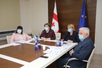  ეპიდემიოლოგიურ ვითარებასა და გამკაცრებულ შეზღუდვებზე საერთაშორისო საფინანსო ინტიტუტების წარმომადგენლებთან და დონორებთან შეხვედრა გაიმართა