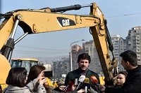 დედაქალაქის მერი ვახუშტის ხიდის სარეაბილიტაციო სამუშაოებს გაეცნო