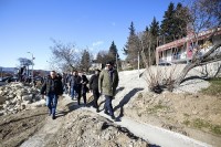 დედაქალაქის მერი ბუშის ქუჩის მიმდებარედ არსებული თარგების სარეაბილიტაციო სამუშაოებს გაეცნო