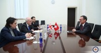 შვეიცარიის ელჩმა დავით ზალკალიანთან გამოსამშვიდობებელი შეხვედრა გამართა