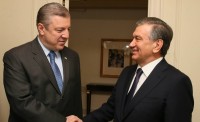  პრემიერი უზბეკეთის პრეზიდენტს შეხვდა