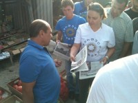 თინა ხიდაშელი საგარეჯოს რაიონის სოფლების მოსახლეობას შეხვდა