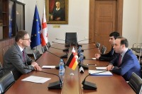 ანრი ოხანაშვილი გერმანიის ფედერაციული რესპუბლიკის საგანგებო და სრულუფლებიან ელჩს შეხვდა