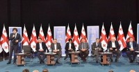 კონსტიტუციური კანონის პროექტის საყოველთაო-სახალხო განხილვა რუსთავში გაიმართა