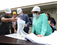 მიხეილ ჩხენკელმა და მაია ცქიტიშვილმა კახეთის რეგიონში საჯარო სკოლებისა და ინოვაციური ცენტრის სამშენებლო სამუშაოები დაათვალიერეს