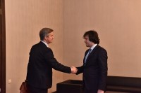 ირაკლი კობახიძე ევროკავშირის სადამკვირვებლო მისიის ახალ ხელმძღვანელს შეხვდა