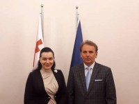 მარიამ ჯაში ვებსტერის უნივერსიტეტის რექტორს შეხვდა