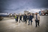 დედაქალაქის მერი ვახუშტის ხიდის რეაბილიტაციის პროცესს გაეცნო
