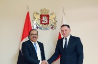შინაგან საქმეთა მინისტრი არაბთა გაერთიანებული საემიროების ელჩს შეხვდა