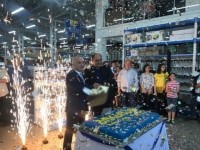 სამშენებლო და სარემონტო მასალების ჰიპერმარკეტების ქსელმა „გორგიამ“ დღეს თელავში საქართველოს მაშტაბით მეექვსე ჰიპერმარკეტი გახსნა(R)