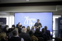 კახა კალაძე გლდანის რაიონის გამგებლის საქმიანობის ანგარიშის პრეზენტაციას დაესწრო 