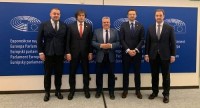 საპარლამენტო უმრავლესობის წევრები სტრასბურგსა და ბრიუსელში შეხვედრებს მართავენ საპარლამენტო უმრავლესობის წევრები სტრასბურგსა და ბრიუსელში შეხვედრებს მართავენ