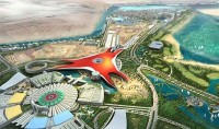 Ferrari World Abu Dhabi - სახურავი, რომლის ფართობი ფეხბურთის 50 მოედნის ტოლია! Ferrari World Abu Dhabi - სახურავი, რომლის ფართობი ფეხბურთის 50 მოედნის ტოლია!