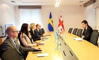  გიორგი გახარია შვედეთის სამეფოს ელჩს შეხვდა