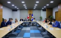 შსს-ს ადამიანის უფლებათა დაცვისა და გამოძიების ხარისხის მონიტორინგის დეპარტამენტის ხელმძღვანელები საერთაშორისო ორგანიზაციის წარმომადგენლებს შეხვდნენ