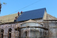 ფონდ "ქართუს" დაფინანსებით წმ. თეოდორე აჭარელის სახელობის ეკლესიის სარეაბილიტაციო სამუშაოები მიმდინარეობს