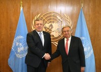 გიორგი კვირიკაშვილი გაეროს გენერალურ მდივანს შეხვდა