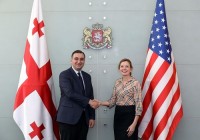 მიხეილ ჩხენკელი განათლებისა და კულტურის საკითხებში აშშ-ს სახელმწიფო მდივნის თანაშემწეს შეხვდა