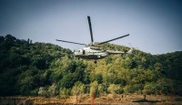 ახალციხეში გაჩენილი ხანძრის ქრობის პროცესში შსს-ს სასაზღვრო პოლიციის ვეტმფრენი ჩაერთო