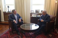  გიორგი კვირიკაშვილი ისრაელის პრემიერს შეხვდა 