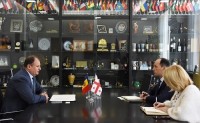 ლევან დავითაშვილი მოლდოვის რესპუბლიკის ელჩს შეხვდა