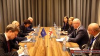 ლევან იზორია სამხრეთ კავკასიასა და ცენტრალურ აზიაში ნატოს სპეციალურ წარმომადგენელს შეხვდა