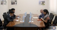 დავით ზალკალიანი იაპონიის ელჩს  შეხვდა