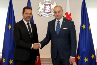 მამუკა ბახტაძემ საფრანგეთის შინაგან საქმეთა მინისტრს უმასპინძლა