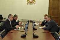 ოთარ დანელია და რომან კაკულია საერთაშორისო სავალუტო ფონდის მუდმივ წარმომადგენელს შეხვდნენ