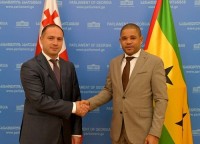 გივი მიქანაძემ და სან-ტომეს და პრინსიპის ეროვნული ასამბლეის აპარატის უფროსმა ორმხრივი თანამშრომლობის ფორმატში განსახორციელებელი საკითხები განიხილეს