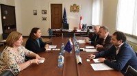 ბექა ოდიშარია მიგრაციის საერთაშორისო ორგანიზაციის (IOM) საქართველოს მისიის ხელმძღვანელს, სანია ჩელებიც ლუკოვაკს შეხვდა