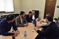 მიხეილ ყაველაშვილი ბარსელონას საფეხბურთო აკადემიის წარმომადგენლებს შეხვდა