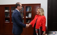 თურქეთის რესპუბლიკის ახლადდანიშნულმა ელჩმა მიხეილ ჯანელიძეს რწმუნებათა სიგელების ასლები გადასცა