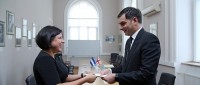 ვახტანგ მახარობლიშვილმა საქართველოში აკრედიტებულ არარეზიდენტ ელჩებთან შეხვედრები გამართა