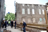  კახა კალაძე ორბელიანის მოედანზე მიმდინარე სარეაბილიტაციო სამუშაოებს გაეცნო