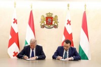 ირაკლი ღარიბაშვილი უნგრელ კოლეგას მასპინძლობს