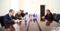 დავით ზალკალიანმა იანოშ ჰერმანთან გამოსამშვიდობებელი შეხვედრა გამართა