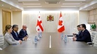 თავდაცვის მინისტრის კანადელ დიპლომატებს შეხვდა  თავდაცვის მინისტრის კანადელ დიპლომატებს შეხვდა