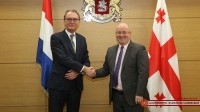 ლევან იზორია საქართველოში ნიდერლანდების ელჩს შეხვდა 
