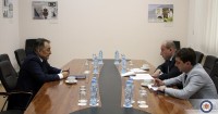 ალექსანდრე ხვთისიაშვილი საქართველოში ყირგიზეთის რესპუბლიკის საქმეთა დროებით რწმუნებულს შეხვდა