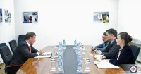 ვახტანგ მახარობლიშვილი შვეიცარიის ელჩს შეხვდა